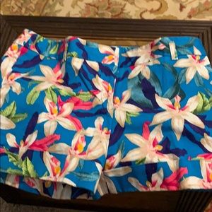 Floral print shorts